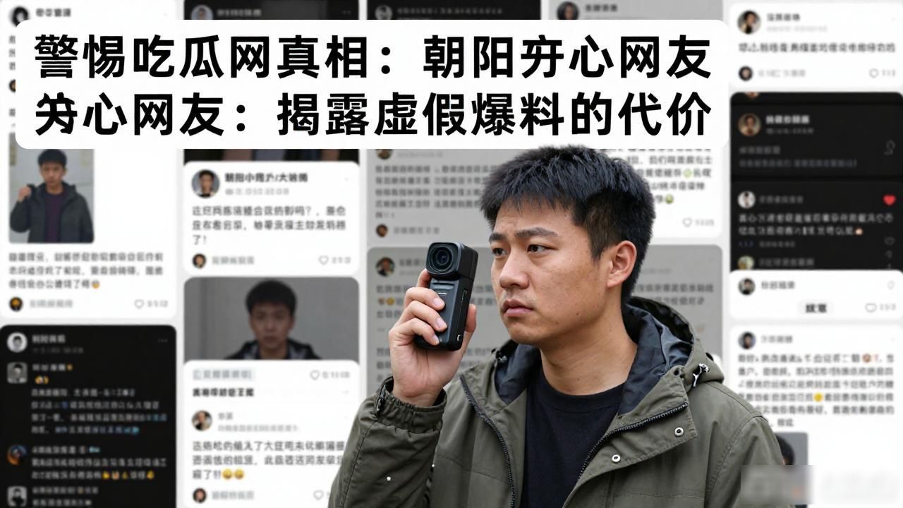 警惕吃瓜网真相：朝阳热心网友揭露虚假爆料的代价